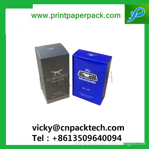 Custom Color Printed Folding Cosmetic Bbcream Perfume Paper  Boxes Essential Oil Paper Packaging Box Cigarette Box